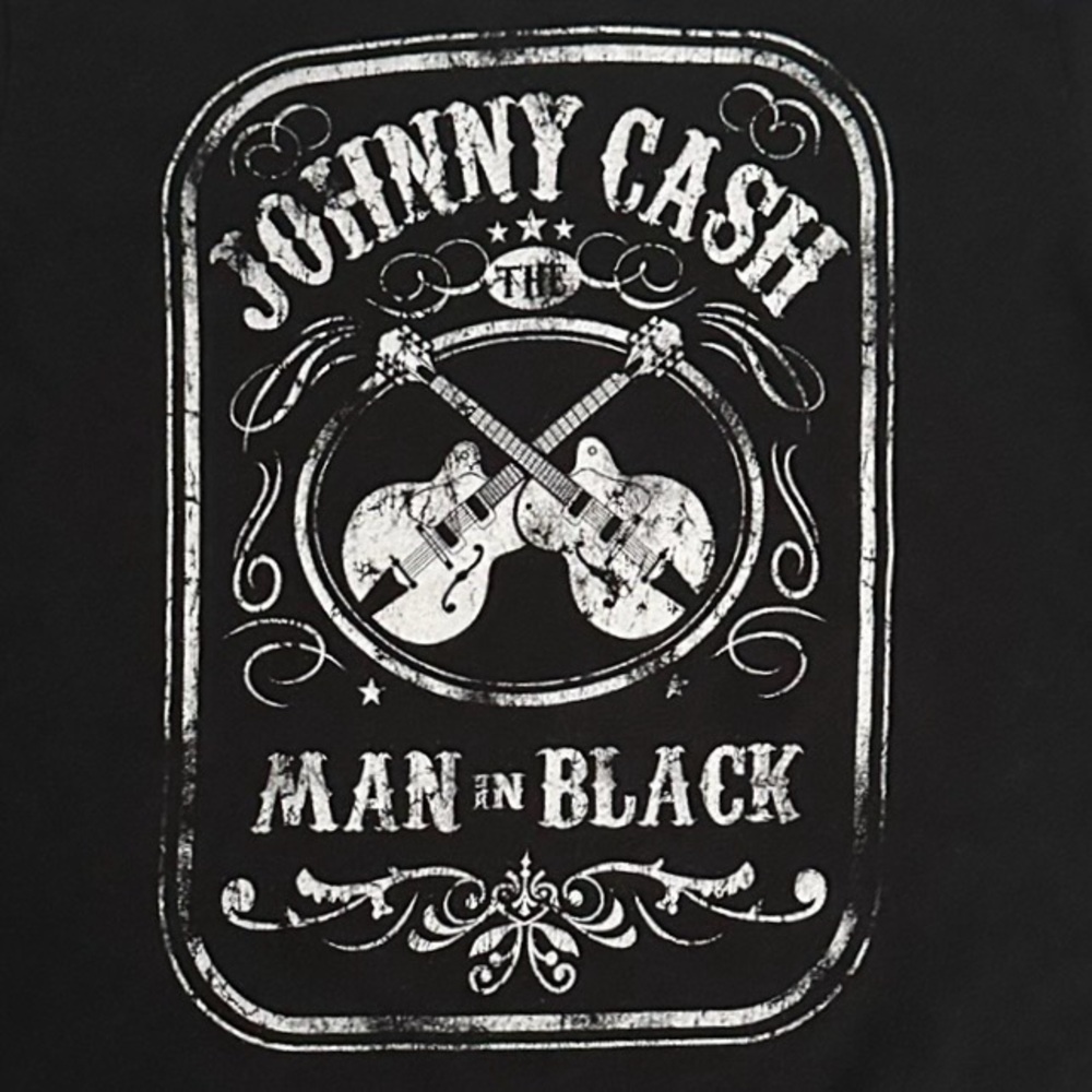 CASH T-Shirt 5T Johnny Cash Man in Black